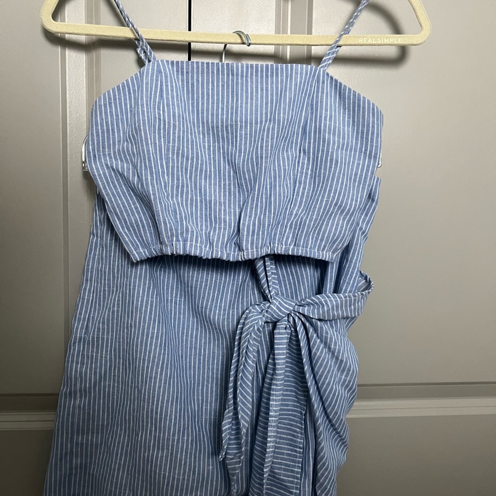 Shein blue summer two piece set